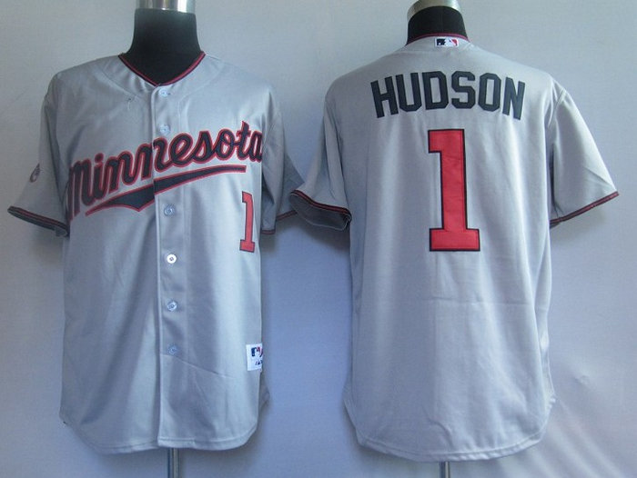 MLB Jerseys Minnesota Twins 1# Hudson Grey MLB Jerseys Minnesota Twins 1# Hudson Grey