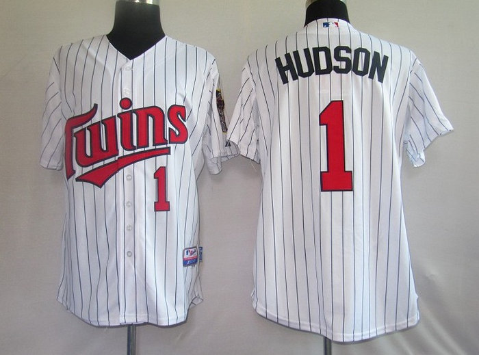 MLB Jerseys Minnesota Twins 1# Hudson White