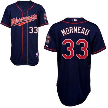 2011 Minnesota Twins 33 Justin Morneau Alternate Road Jersey blue