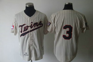 Minnesota Twins 3 Harmon Killebrew Grey black strip Throwback Jerseys