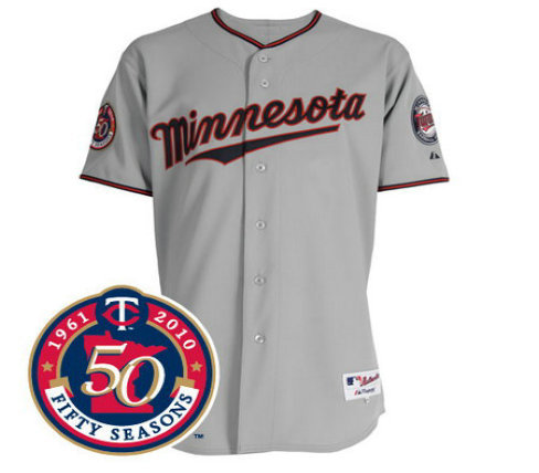 Minnesota Twins 5 Michael  Cuddyer Grey