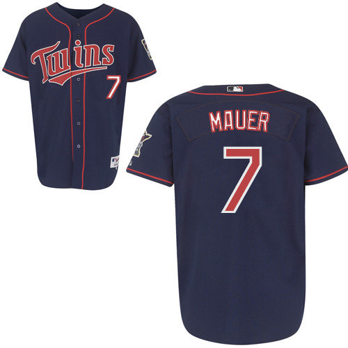 Minnesota Twins 7 Joe Mauer blue