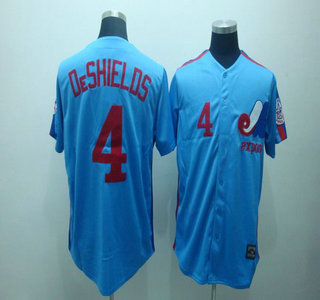 Montreal Expos 4 OeSHIELDS Blue Jerseys Throwback
