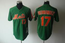 New York Mets #17 Hernandez Green Jerseys