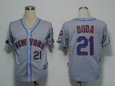 New York Mets 21 Duda Grey Cool Base jerseys