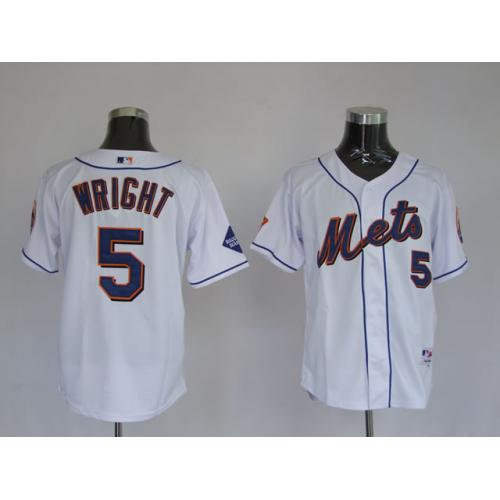 Jerseys New York Mets 5 David Wright White Royal Jerseys New York Mets 5 David Wright White Royal