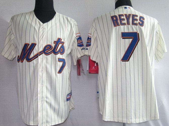 MLB Jerseys New York Mets 7 Jose Reyes Cream MLB Jerseys New York Mets 7 Jose Reyes Cream