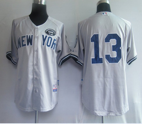 MLB Jerseys New York Yankees 13 Alex Rodriguez Grey MLB Jerseys New York Yankees 13 Alex Rodriguez Grey