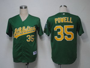 MLB Jerseys Oakland Athletics 35 Powell Green