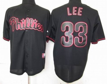philadelphia phillies 33 cliff lee Pitch Black Fashion Jersey philadelphia phillies 33 cliff lee Pitch Black Fashion Jersey