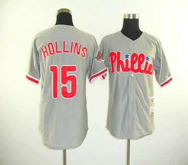 Philadelphia Phillies 15 Dave Hollins Mitchell & N