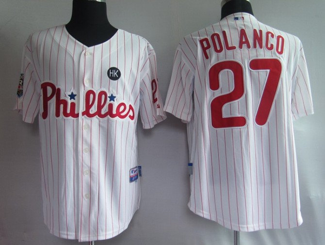Philadephia Phillis 27# Polanco White (red strip) Philadephia Phillis 27# Polanco White (red strip)