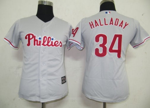 MLB Women Jerseys Philadephia Phillis 34 Halladay jerseys