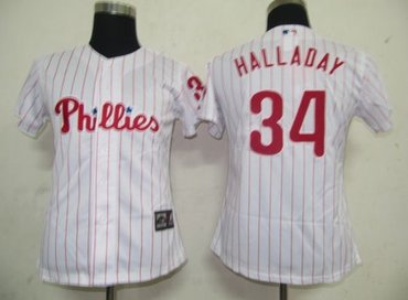 MLB Women Jerseys Philadephia Phillis 34 Halladay