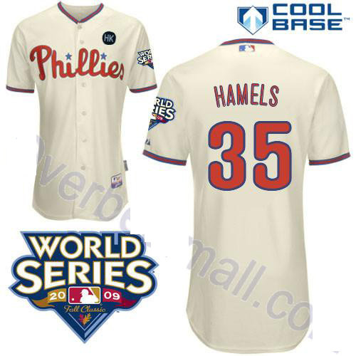 Philadelphia Phillies 35 Colbert Hamels cream Youth Jerseys Philadelphia Phillies 35 Colbert Hamels cream Youth Jerseys