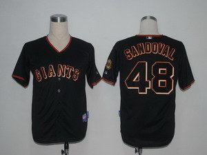 MLB Jerseys San Francisco Giants 48 Sandoval Black