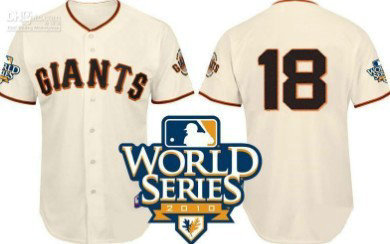 San Francisco Giants 18 Cain 2010 World Series Cream Jersey San Francisco Giants 18 Cain 2010 World Series Cream Jersey