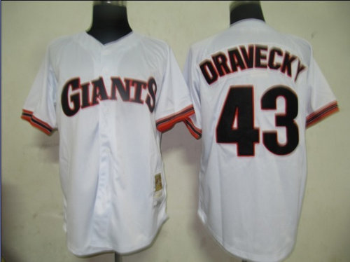 MLB Jerseys San Francisco Giants 43 Dravecky White M&N MLB Jerseys San Francisco Giants 43 Dravecky White M&N
