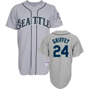 Seattle Mariners #24 Griffey Gray Jersey Seattle Mariners #24 Griffey Gray Jersey