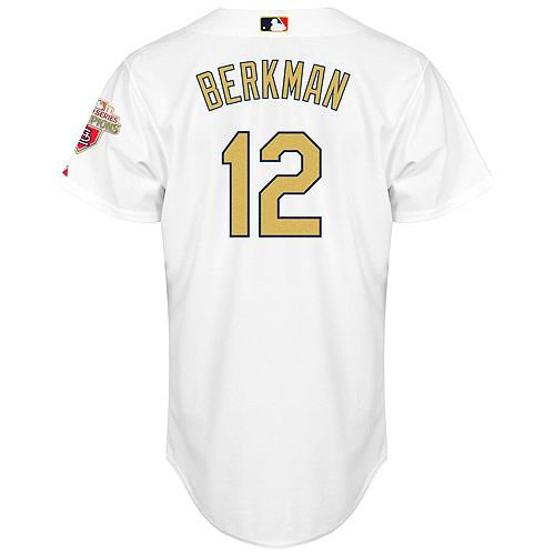 St Louis Cardinals 12 Lance Berkman 2012 Commemorative Gold Jersey w2011 World Series Champions Patch St Louis Cardinals 12 Lance Berkman 2012 Commemorative Gold Jersey w2011 World Series Champions Patch