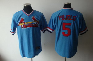 St Louis Cardinals 5 Albert Pujols Cooperstown Blue St Louis Cardinals 5 Albert Pujols Cooperstown Blue