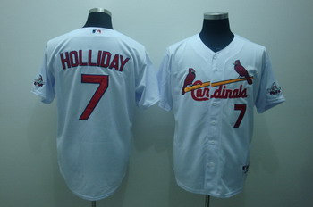 St. Louis Cardinals 7 Matt holliday white jerseys