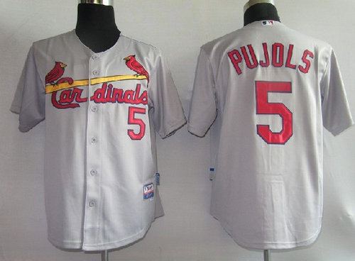 MLB Jerseys St.Louis Cardinals 5# pujols Grey MLB Jerseys St.Louis Cardinals 5# pujols Grey