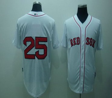 Boston Red Sox 25 Mike Lowell White Jerseys Boston Red Sox 25 Mike Lowell White Jerseys