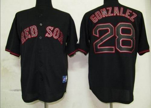 Boston Red Sox 28 Adrian Gonzalez Pitch Black Fashion Jersey Boston Red Sox 28 Adrian Gonzalez Pitch Black Fashion Jersey