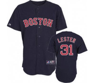Jon Lester Adult 2009 Navy 31 Boston Red Sox