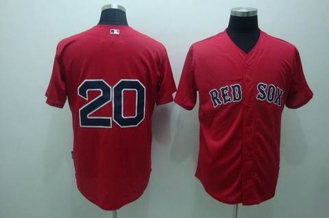 mlb boston red sox #20 youkilis red(cool base) mlb boston red sox #20 youkilis red(cool base)