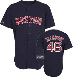 Jacoby Ellsbury Adult 2009 Navy 46 Boston Red Sox
