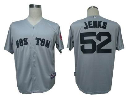 Boston Red Sox 52 Bobby Jenks jerseys gray Boston Red Sox 52 Bobby Jenks jerseys gray