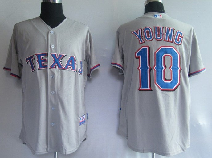 MLB Jerseys Texans 10# Young Grey MLB Jerseys Texans 10# Young Grey