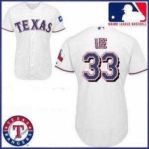 MLB Texas Rangers Home Cliff Lee #33 White Jersey MLB Texas Rangers Home Cliff Lee #33 White Jersey