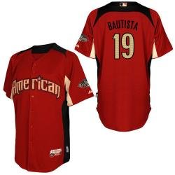 Toronto Blue Jays 19# Jose 2011 All-Star BP red Jerseys