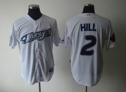 Toronto Blue Jays 2 hill white jerseys Toronto Blue Jays 2 hill white jerseys