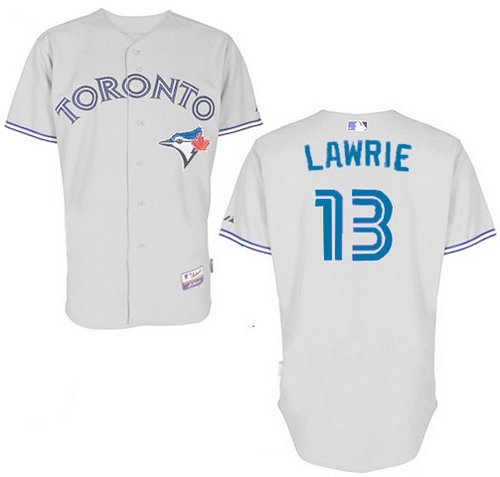 2012 Toronto Blue Jays 13 Brett Lawrie white cool base  jersey