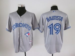 mlb jerseys toronto blue jays #19 bautista grey(2012 new)(bautista)