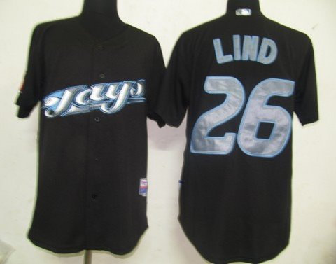 MLB Jerseys Toronto Blue Jays 26 Lind Black