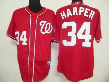 MLB Jerseys Washington Nationals 34 Harper Red MLB Jerseys Washington Nationals 34 Harper Red