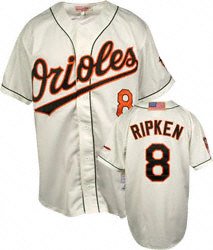 Baltimore Orioles 8 white RIPKEN