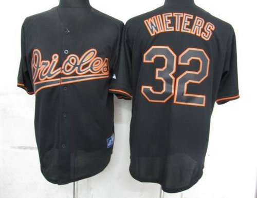 MLB baltimore orioles 32 Wieters Black Fashion Jerseys MLB baltimore orioles 32 Wieters Black Fashion Jerseys