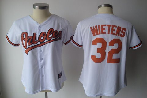 women Baltimore Orioles 32 Wieters white Cool Base women Baltimore Orioles 32 Wieters white Cool Base