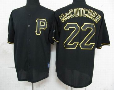 Pittsburgh Pirates 22 Andrew McCutchen Pitch Black Fashion Jersey Pittsburgh Pirates 22 Andrew McCutchen Pitch Black Fashion Jersey