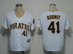 Pittsburgh Pirates 41 Doumit White Cool Base