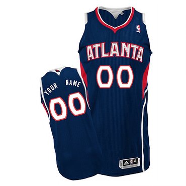 Hawks Personalized Authentic Blue Jersey Hawks Personalized Authentic Blue Jersey