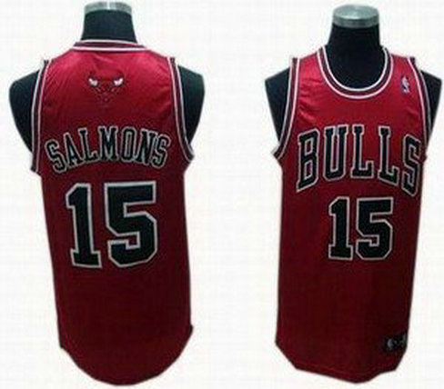 Chicago Bulls 15 John Salmons Basketball Jerseys red Chicago Bulls 15 John Salmons Basketball Jerseys red