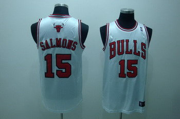 Chicago Bulls 15 Salmons White Jerseys Chicago Bulls 15 Salmons White Jerseys
