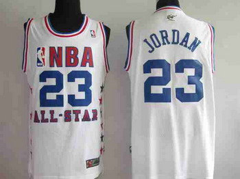 Chicago Bulls 23 Jordan white Jerseys 1985 All Star Chicago Bulls 23 Jordan white Jerseys 1985 All Star
